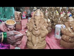 Ganapati bappa making| Man of Skills| Ganesha Idol making