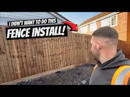 I Didn't Want to Do This Fence Install But I Learned So Much!