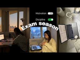 Exam season |3 days with me as a Biology student📚✨| أجيو نحفزو بعضياتنا