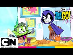 Thanksgiving Mayhem! | Teen Titans Go! | @cartoonnetworkuk