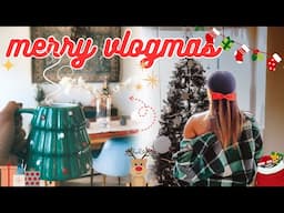 🎄 Merry Vlogmas: Coping with Holiday Blues with Christmas Home Decor | Ep. 1 | IllustratedBySade.com