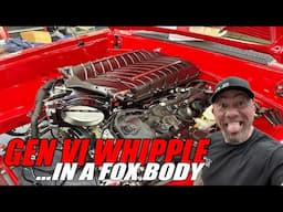 Installing the all new GEN VI Whipple, and Fore fuel system in my fox body!