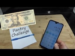 $20 Per Week Healthy Pantry Survival Budget Challenge | How Would You Live On This? 🥫🍱🍽️🧃