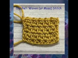 Crochet Woven Stitch