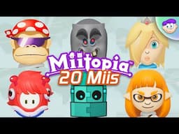 20 more Miis for you to use in Miitopia!