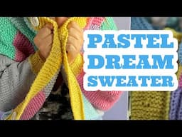 I Knit the Pastel Sweater of Your DREAMS!