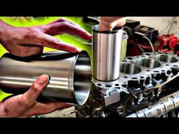 Engine Block Mechanic || Cylinder Boring, Porting and Honing || Part 1