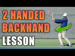 2 Handed Backhand Technique Lesson- Make It Simple!