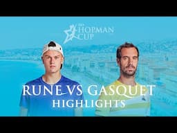 Holger Rune vs Richard Gasquet (Denmark vs France) Hopman Cup 2023