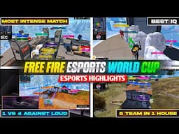 FREE FIRE ESPORTS WORLD CUP 2024 - DAY 1 ESPORTS HIGHLIGHTS!! || ESPORTS TOURNAMENT HIGHLIGHTS