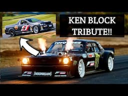 Re-launch of VE Commodore track ute with Ken Block tribute livery