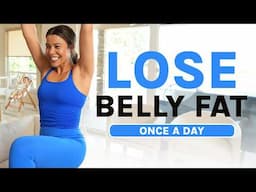 LOSE BELLY FAT in 20 Minutes - INTENSE Lower Belly Workout (with Weights)