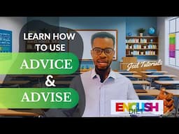 How To Use “ADVICE & ADVISE” in #english Language #commonerrorsinenglish