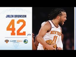 Jalen Brunson leads the way with 42 PTS against the Houston Rockets | February 3, 2025