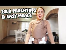 Solo Parenting A Toddler and Newborn, What I Am Eating Postpartum, Easy Meals VLOG 2025