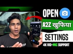 Open Camera Settings [2023] || Mobile Se Best Quality Video Kaise Banaye | Open Camera 4K settings