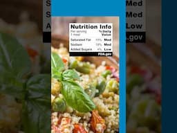 Healthier Choices Made Easier: Proposed FDA Front-of-Package Nutrition Info Box