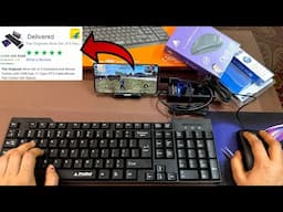 Play & full setup keyboard mouse in mobile free fire | phone may ⌨️ 🖱sa 🖥 jisa games khela