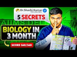 How to score 360/360 in NEET Biology 🔥Topper’s Secret 🤫 |NEET 2025/2026