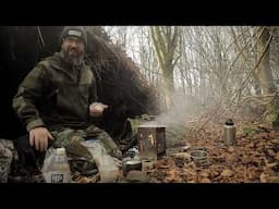 Coffee and Bacon in the Woods at the Tinkers Shelter