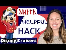 Convenience Hack on Disney Cruise Line