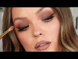 HOW TO HOT CHOCOLATE SMOKEY GLAM HOLIDAY MAKEUP TUTORIAL - Hacks, Tips & Tricks for Beginners!