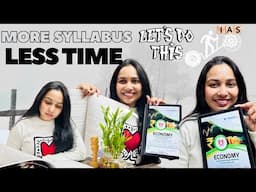 More Syllabus, less time for UPSC |Let's Finish Economy and Geography this week #vlog #upscaspirants