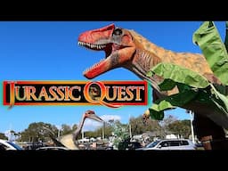 Jurassic Quest Drive Thru 2021- Real Life Dinosaurs in Tampa Bay!