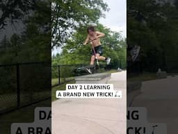 Day 2 learning a brand new trick! 🛴 Ryan Orell #shorts #maddgear #shortvideo #sports #challenge