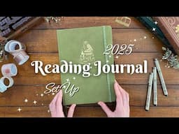 2025 Reading Journal Set Up🦉Cozy Academia Owl Theme!