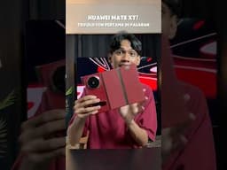 Bila dua skrin kat HUAWEI Mate X6 tidak cukup, tiga kali lipat HUAWEI Mate XT adalah jawapan! 😎