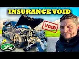 I BOUGHT A CHEAP CRASHED RANGE ROVER SPORT THAT WASN'T INSURED!...