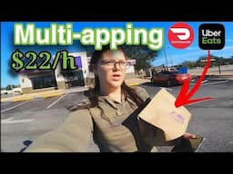 Made MORE Money Multi-apping on Uber Eats & Door Dash Ride Along