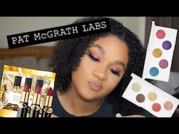 TRYING PAT MCGRATH FOR THE FIRST TIME 👀 I DID NOT EXPECT THAT! 🤦🏽‍♀️ | SWATCHES & HAUL