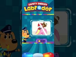 Sheriff Labrador Safety Tip #13 - Never push or play rough on the slide | BabyBus Games