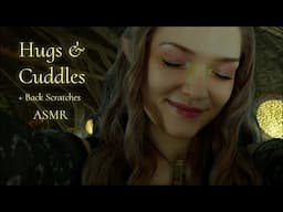 ASMR 🧝 Elf Friend hugs & cuddles You (+ back scratches)