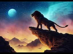 Free Like a Bird (Original Song) - Lion Landscape Fantasy Speedpainting - Digital Art by JoJoesArt