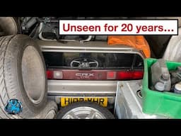 Barn Find 90s Honda CRX VTEC Hot Hatch not seen for 20yrs!