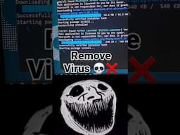 remove virus from windows 💀? #reels #programming #coding