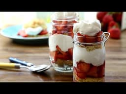 Shortcake aux fraises, au babeurre