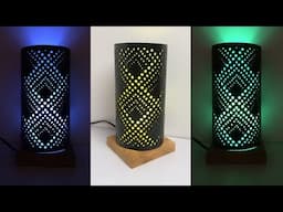 Decorative Table Lamp \ Home Decor Idea \ PVC Pipe Craft \ Wall Lamp \ Bedroom Light  \ Night Lamp