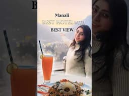 Best Hotel in Manali with best view book@7650888765 #manalihotels #bestview #mountainretreat #shorts