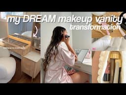 aesthetic makeup organization + cleaning☆ huge transformation & tour!