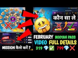 FEBRUARY BOOYAH PASS PREMIUM VS PREMIUM PLUS DAILY MISSION FEBURARY MONTH BOOYAH PASS FEBURARY MONTH