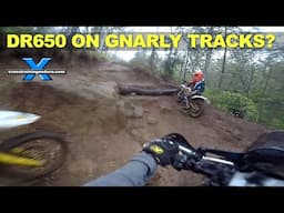 Suzuki DR650 on gnarly enduro tracks? 😂︱Cross Training Adventure