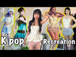 I sew K-POP VIRAL outfits (for cheap) - BLACKPINK, AESPA, BABY MONSTER, LE SSERAFIM