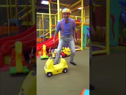 Blippi's Silly Playground Adventure!🍕 Slides, Toys, and Ball Pit Fun! 🎉 #shorts #blippi #blippitoys