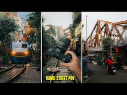 Incredible POV Street Photography in Vietnam Hanoi | Sony A6700