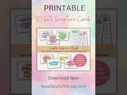 Scripture Cards Printable: Inspirational Quotes for Daily Encouragement