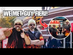 MEETING GUY FIERI- Eating at Chicken Guy & Going to Disney World